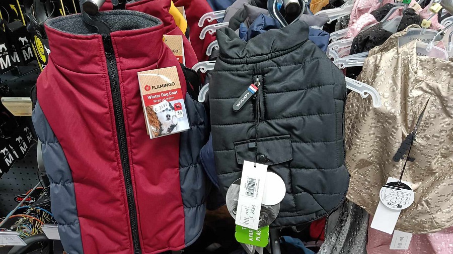 Manteaux pour chiens en hiver