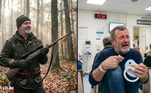 Chasseur en forêt puis aux urgences Chasseur en forêt puis aux urgences