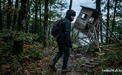 Mirador détruit par un activiste anti-chasse Mirador détruit par un activiste anti-chasse