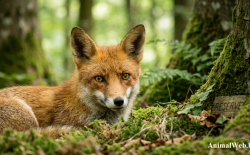 Renard dans une forêt Renard dans une forêt